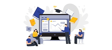 A medical coding professionals teaching students